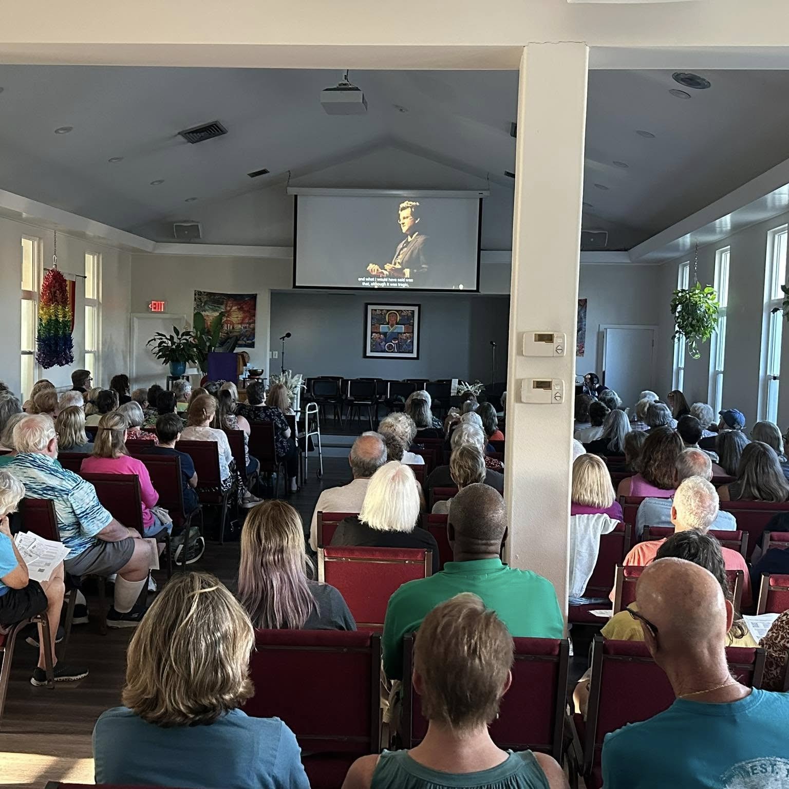 Local activists at grassroots meeting in North Pinellas County, Florida, Democrat civic engagement