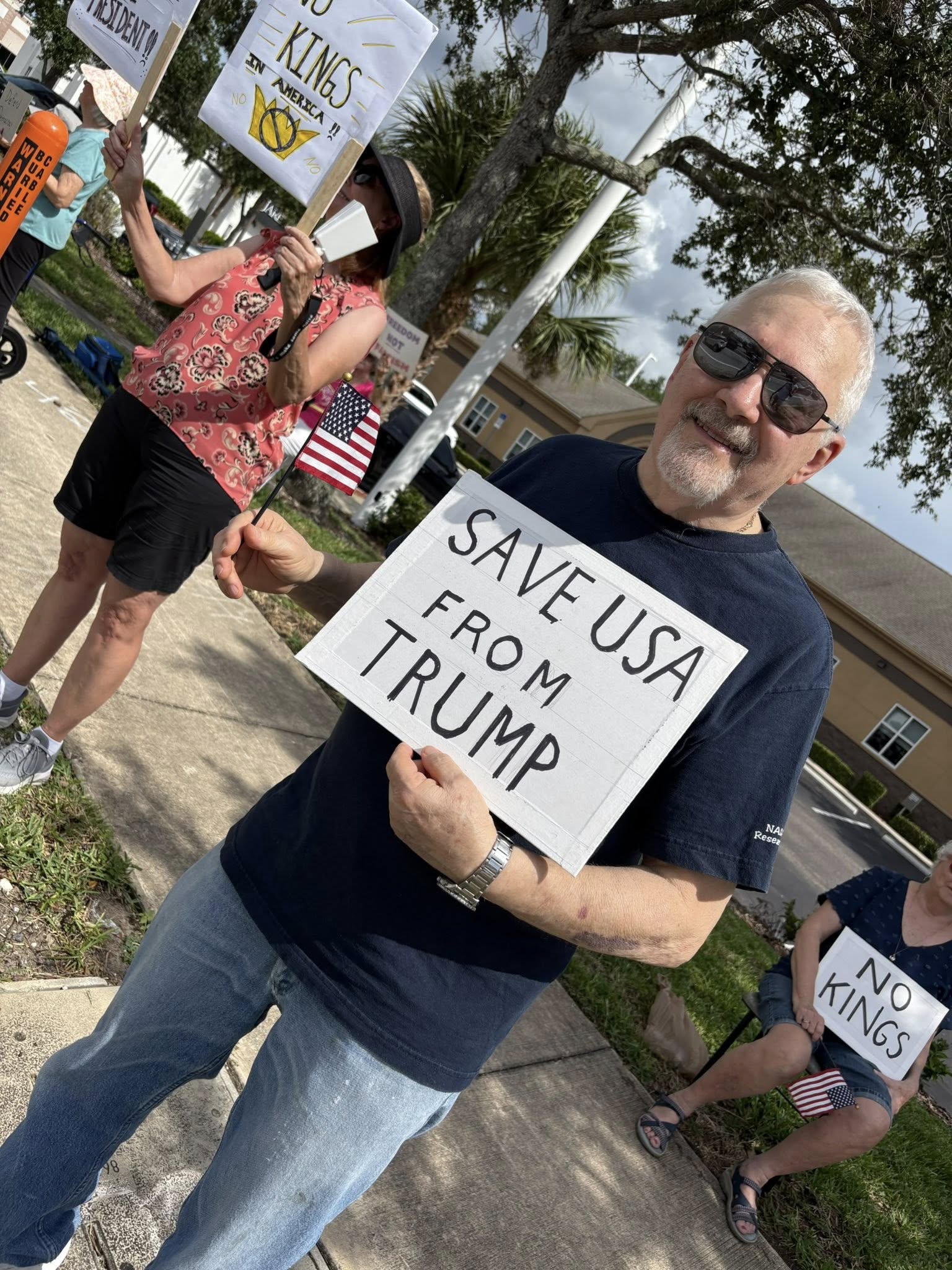 Grassroots community rally in Tarpon Springs, Florida, Indivisible North Pinellas