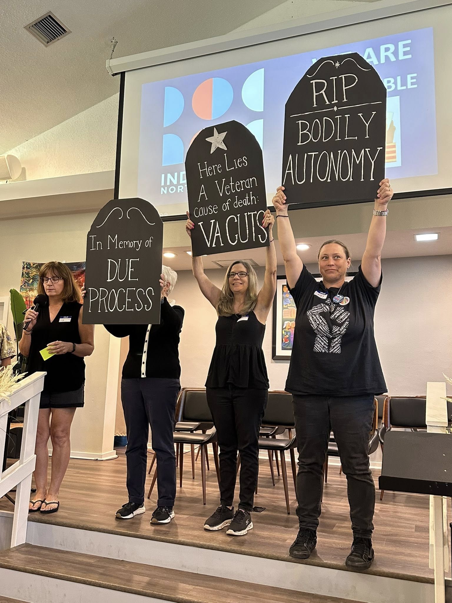 Grassroots activist meeting in Palm Harbor, Florida, North Pinellas grassroots organizing