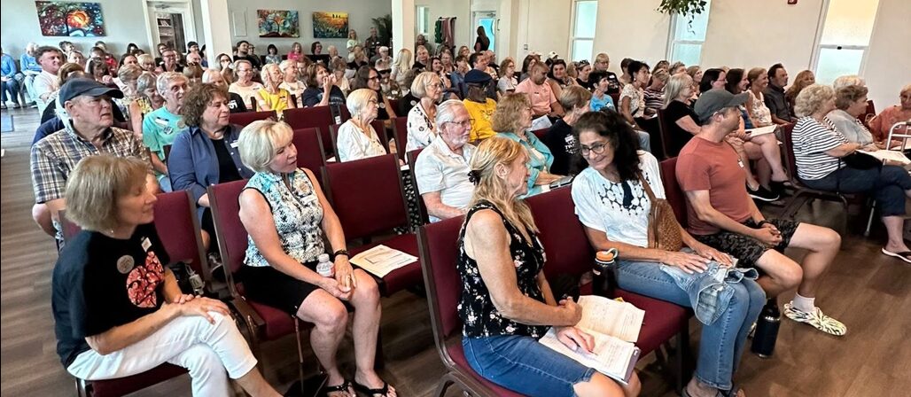 Grassroots activist meeting in Tarpon Springs, Florida, North Pinellas grassroots organizing