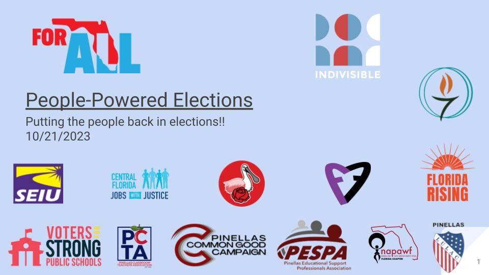 People Powered Elections (October 21, 2023)