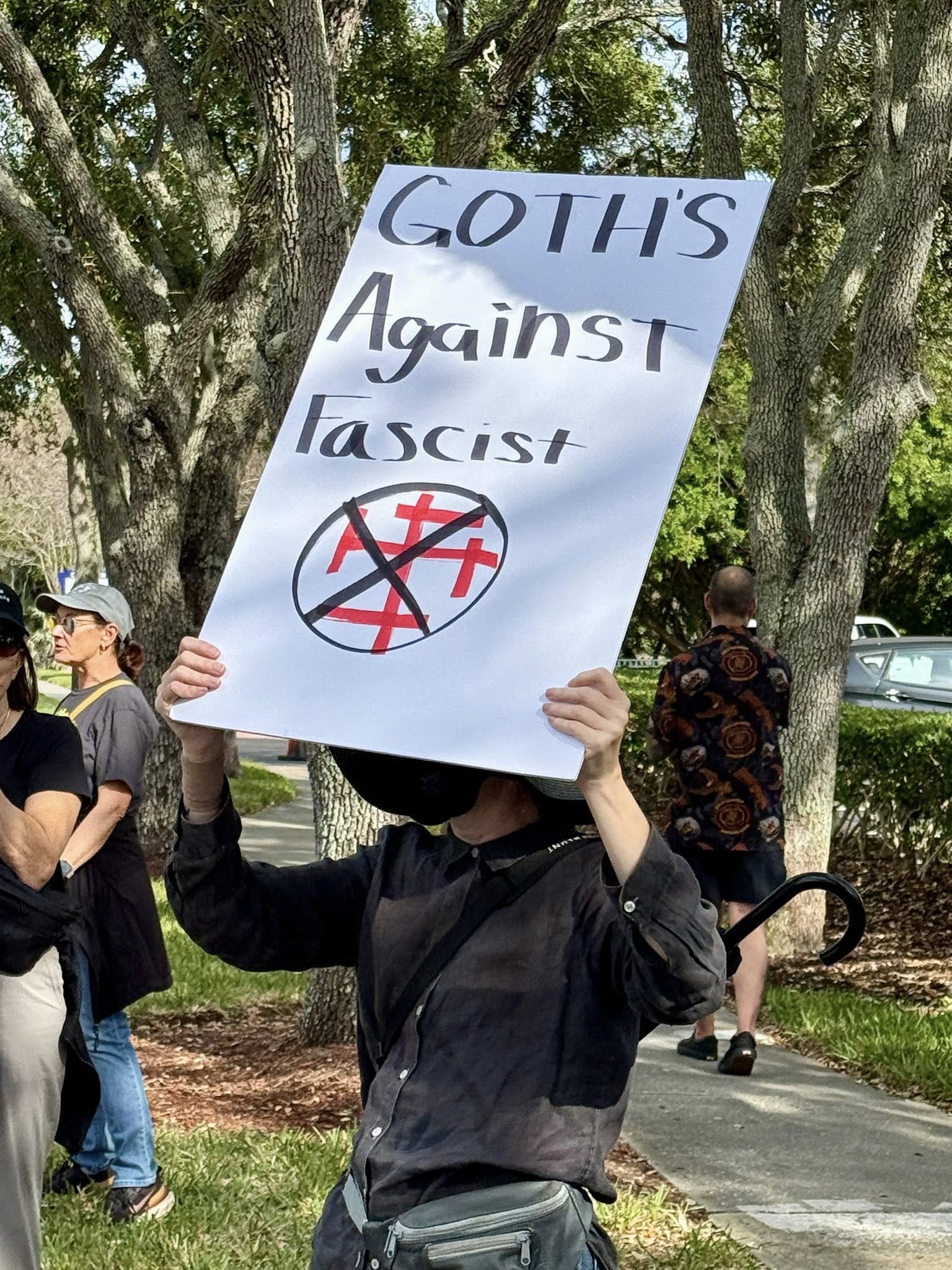 Liberal rally in Tarpon Springs, Florida, Indivisible North Pinellas