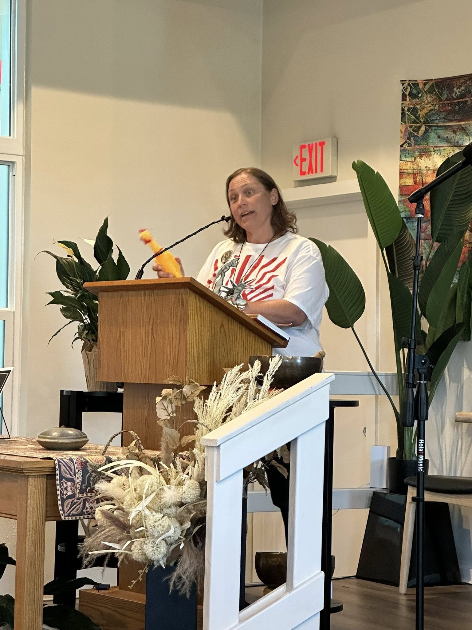 Local activists at grassroots meeting in Dunedin, Florida, Progressive civic engagement